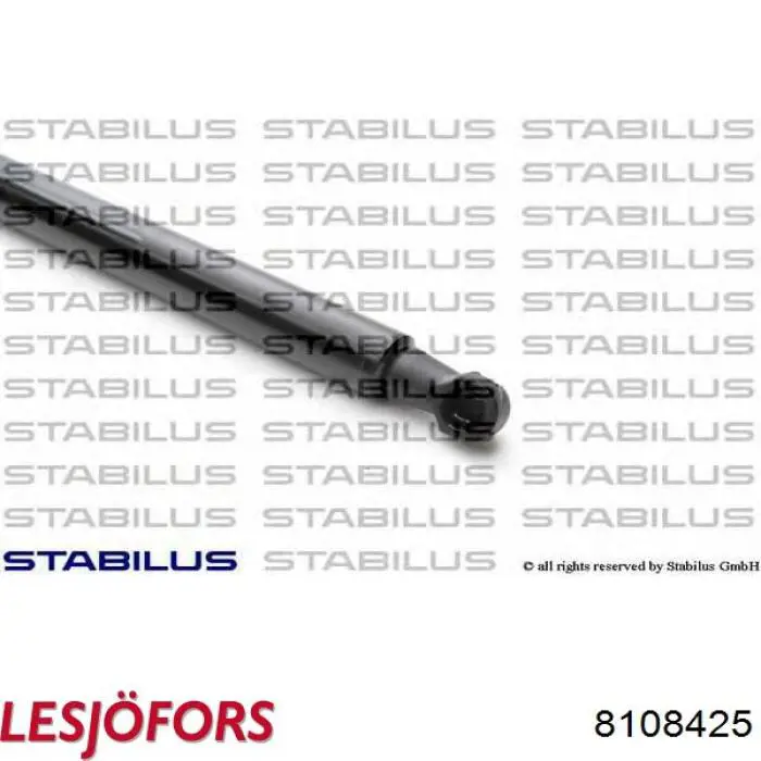 Амортизатор багажника GS0736 Magneti Marelli