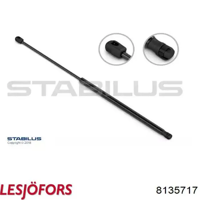 Купить 8135717 Lesjofors Амортизатор двери багажника