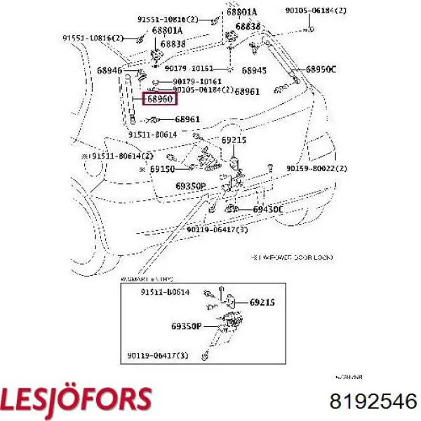 Амортизатор задней двери Lesjofors 8192546 цена, от 7.98 USD