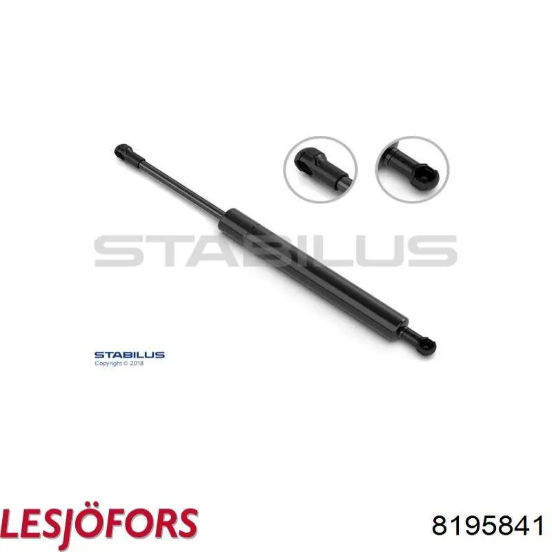 Купить 8195841 Lesjofors Амортизатор двери багажника