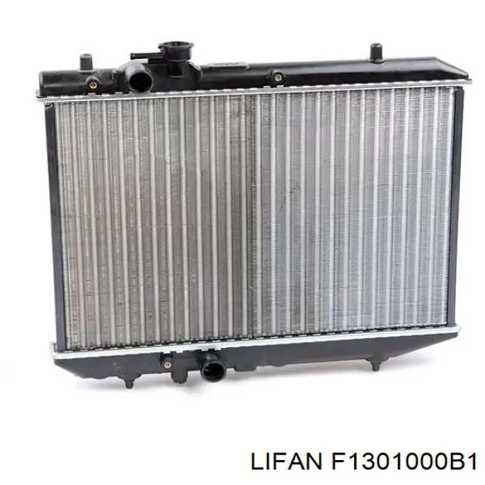 Радиатор охлаждения двигателя на Lifan Smily 320  
