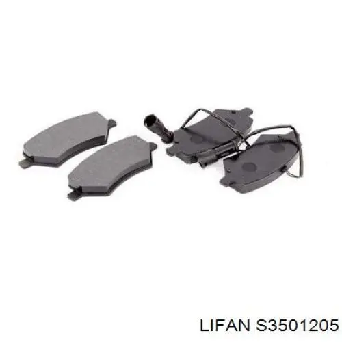 S3501205 Lifan Направляющая тормозного суппорта