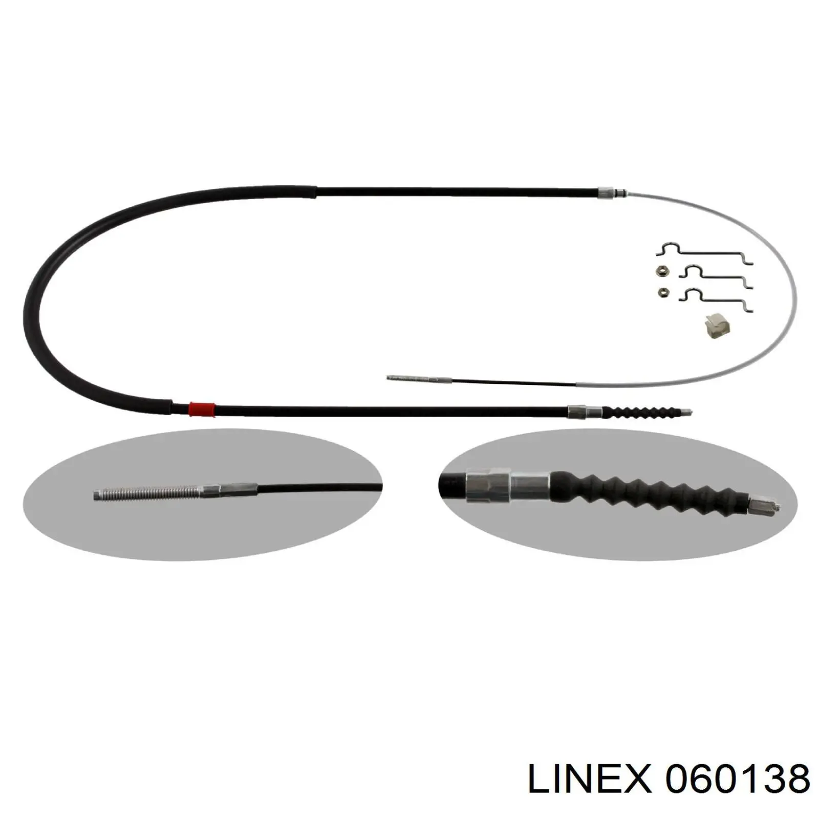 Трос ручного тормоза задний Linex 060138 цена, от 7.18 USD