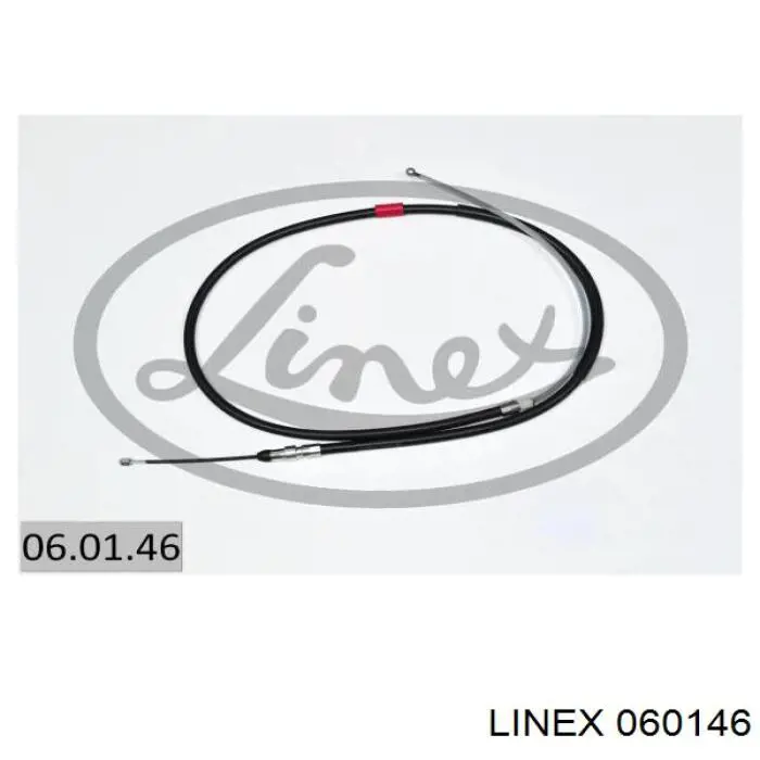 Cable de freno de mano trasero izquierdo 060146 Linex