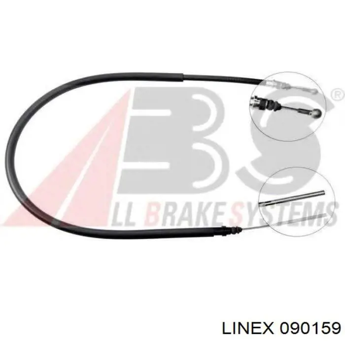 Трос ручного тормоза задний Linex 090159 цена, от 12.32 USD