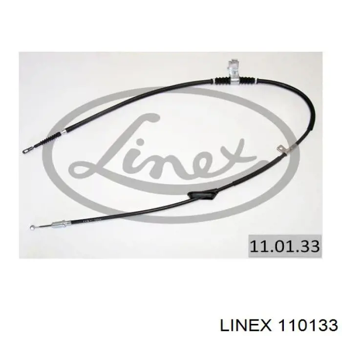 110133 Linex Трос ручного тормоза задний, правый