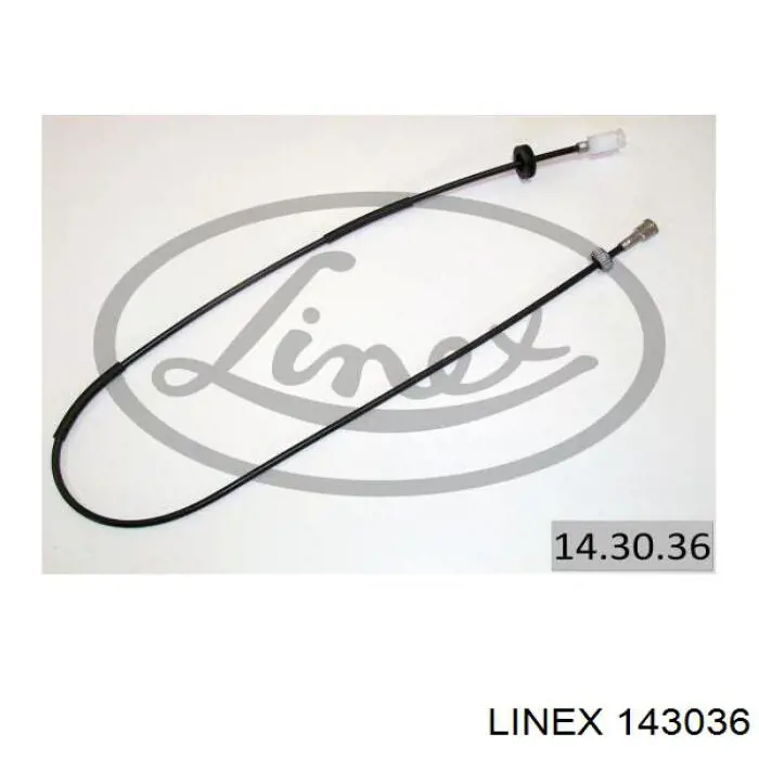 143036 Linex cabo de acionamento de velocímetro