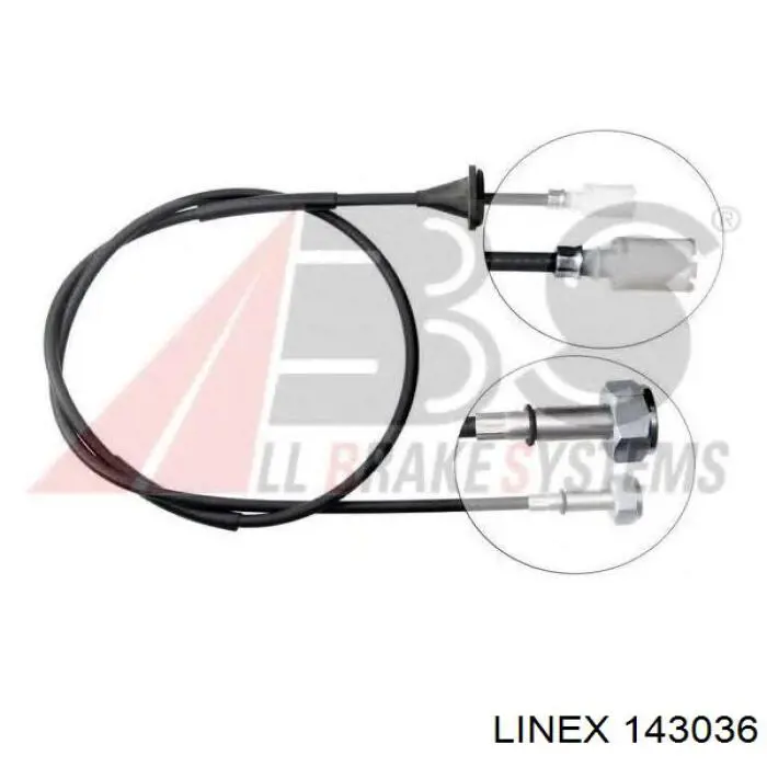 Вал гибкий (спидометра) Linex 143036 цена, от 10.58 USD