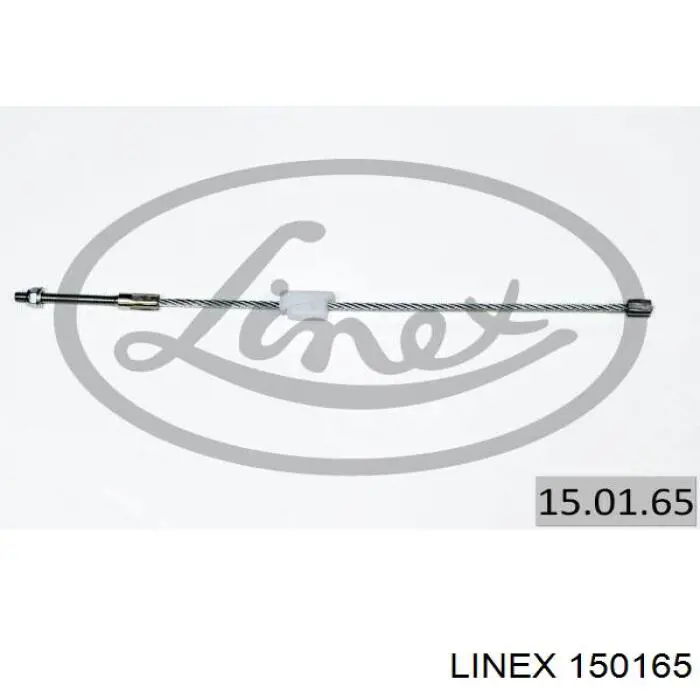 150165 Linex трос ручного тормоза передний
