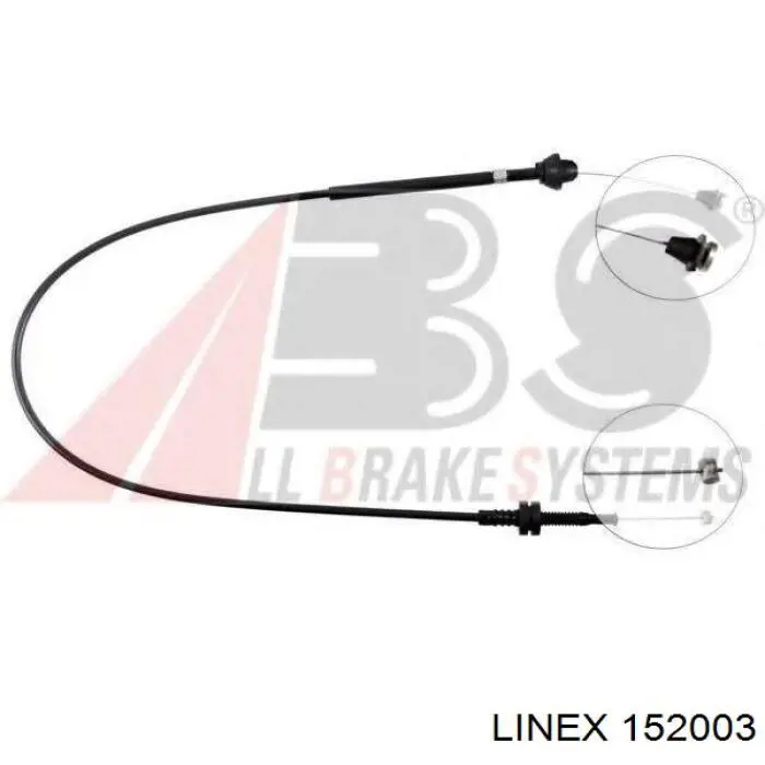 152003 Linex трос/тяга газа (акселератора)