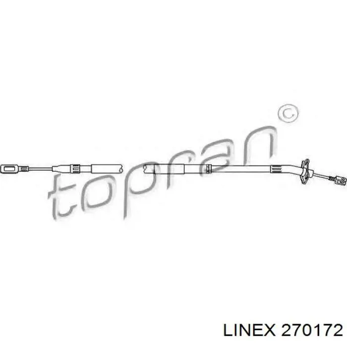 Задний трос ручника Linex 270172 цена, от 17.79 USD