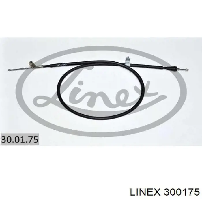 30.01.75 Linex cabo do freio de estacionamento traseiro direito