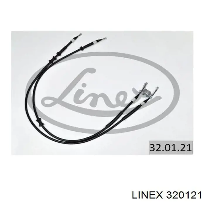 Задний трос ручника 320121 Linex