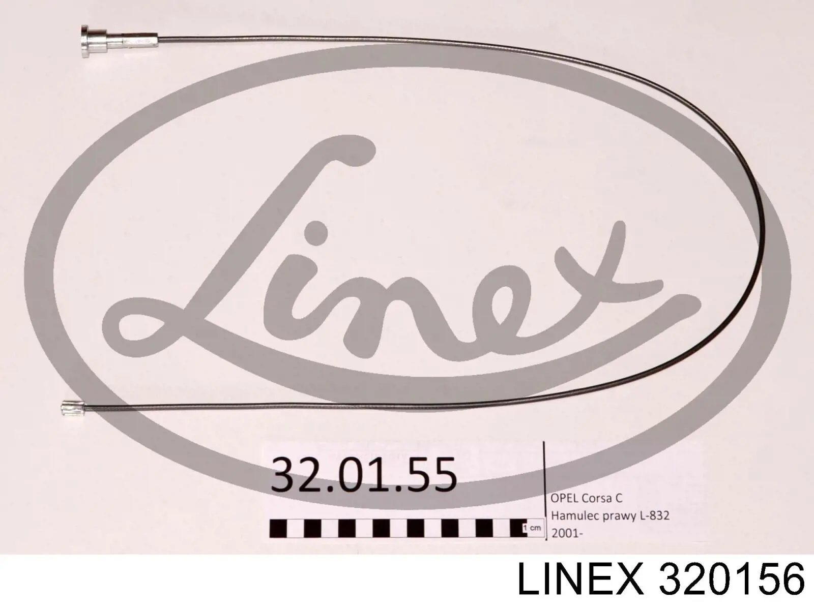 Трос ручного тормоза задний Linex 320156 цена, от 6.51 USD