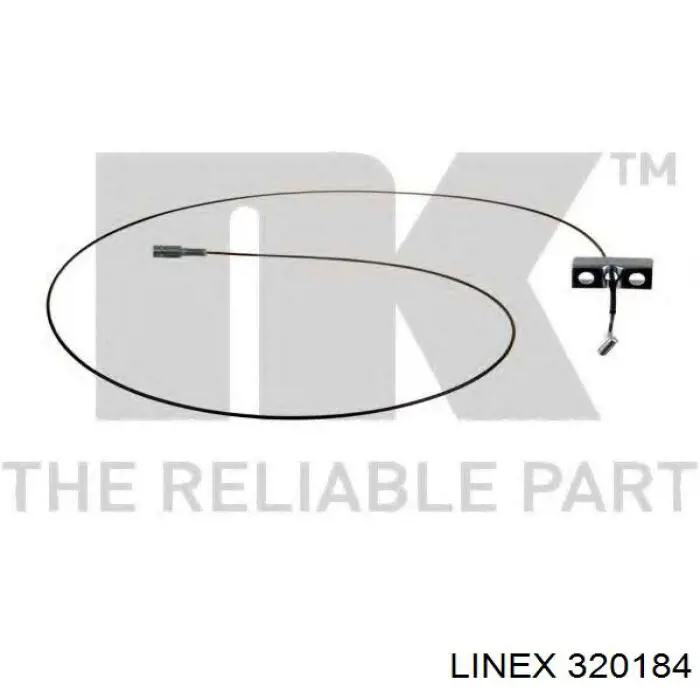 Купить 320184 Linex Трос ручного тормоза промежуточный