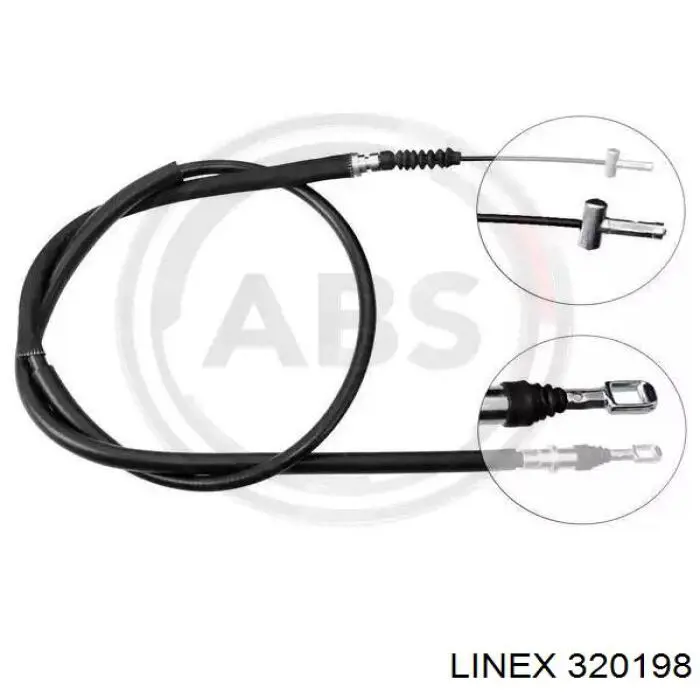 Задний трос ручника Linex 320198 цена, от 22.97 USD
