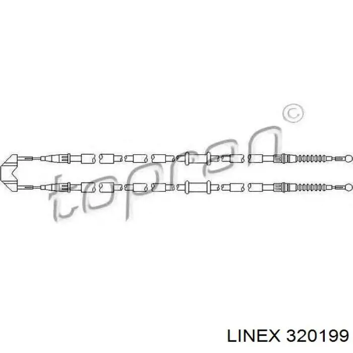 Купить 320199 Linex Тормоз стояночный