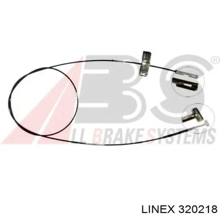 Трос ручного тормоза передний Linex 320218 цена, от 9.16 USD