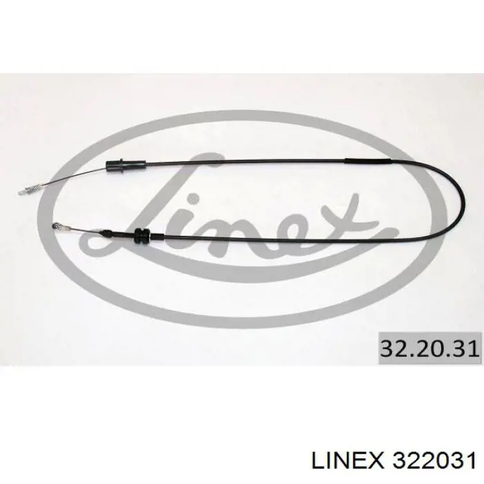 322031 Linex трос/тяга газа (акселератора)