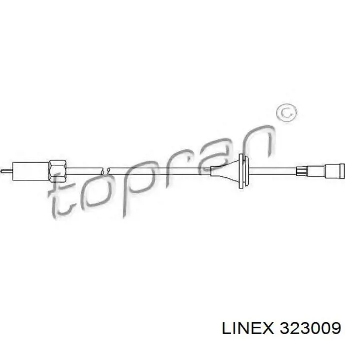 Трос привода спидометра 323009 Linex