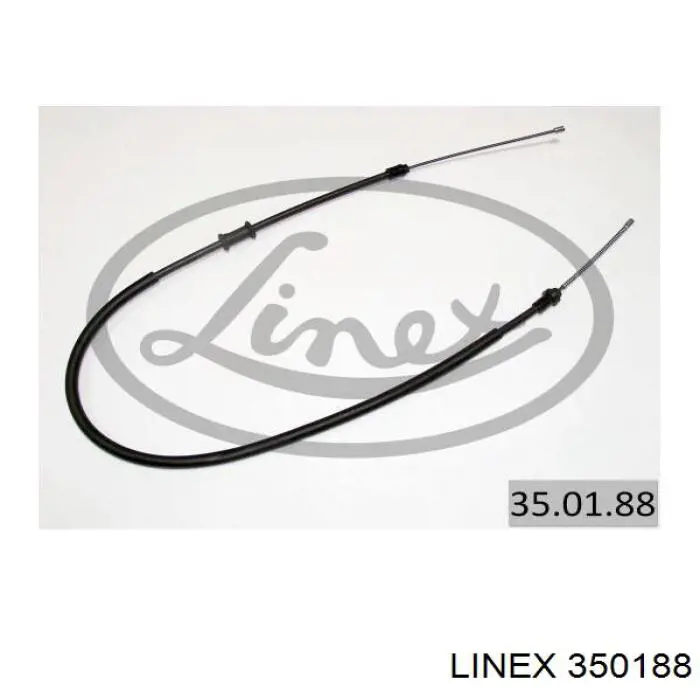 Задний правый трос ручника 350188 Linex