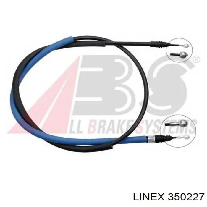 Трос ручного тормоза задний Linex 350227 цена, от 10.71 USD