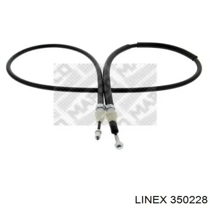 Задний правый трос ручника 350228 Linex