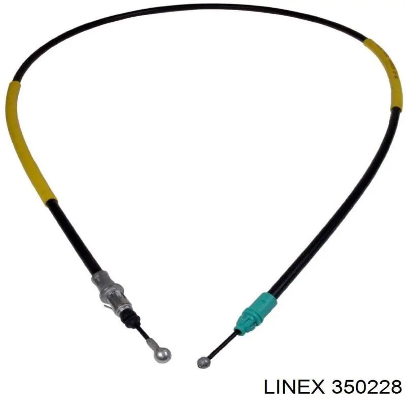 Cable de freno de mano trasero derecho 350228 Linex