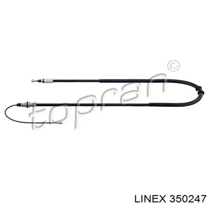 Cable de freno de mano trasero derecho/izquierdo 350247 Linex