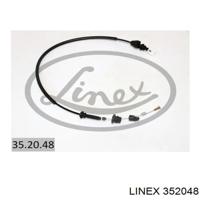 352048 Linex трос/тяга газа (акселератора)
