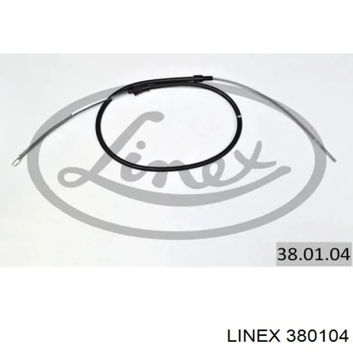 380104 Linex Трос ручного тормоза задний правый/левый
