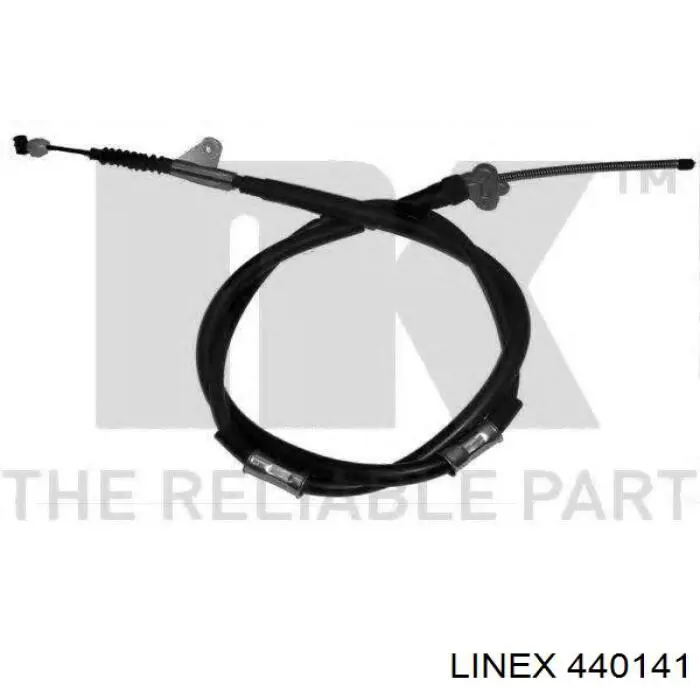 Трос стояночного тормоза задний правый Linex 440141 цена, от 16.37 USD