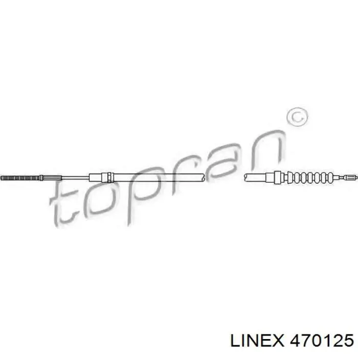 Задний трос ручника Linex 470125 цена, от 7.47 USD