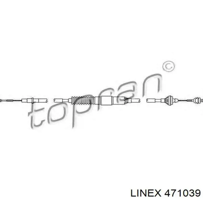 Трос сцепления Linex 471039 цена, от 13.12 USD