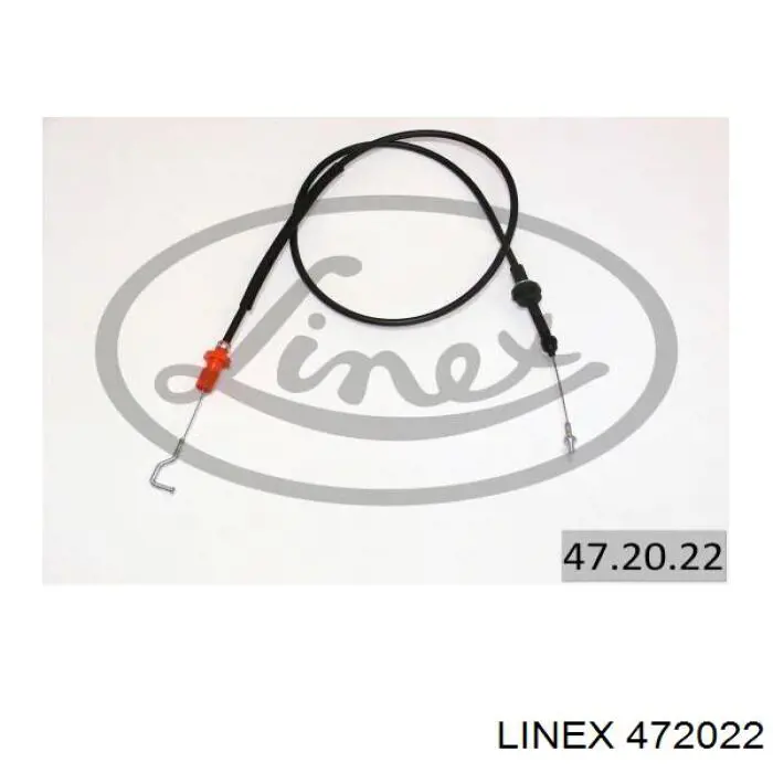 472022 Linex трос/тяга газа (акселератора)