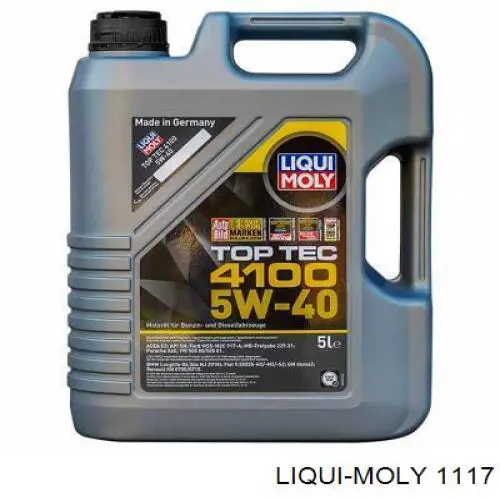 Гидравлическое масло (жидкость) 1117 LIQUI MOLY