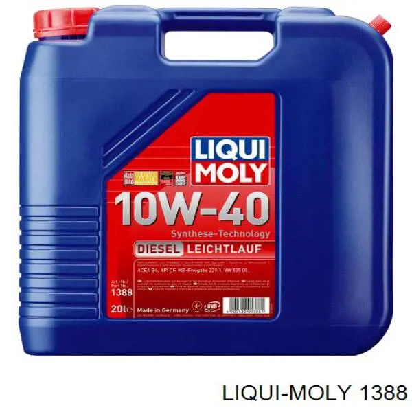 Купить 1388 Liqui Moly Моторное масло для дизеля