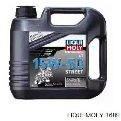 Моторное масло Liqui Moly Motorbike 4T Street 15W-50 Синтетическое 4л (1689)