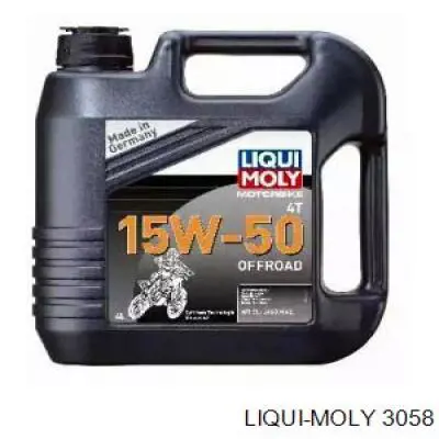 Моторное масло Liqui Moly Motorbike 4T Offroad 15W-50 Синтетическое 4л (3058)