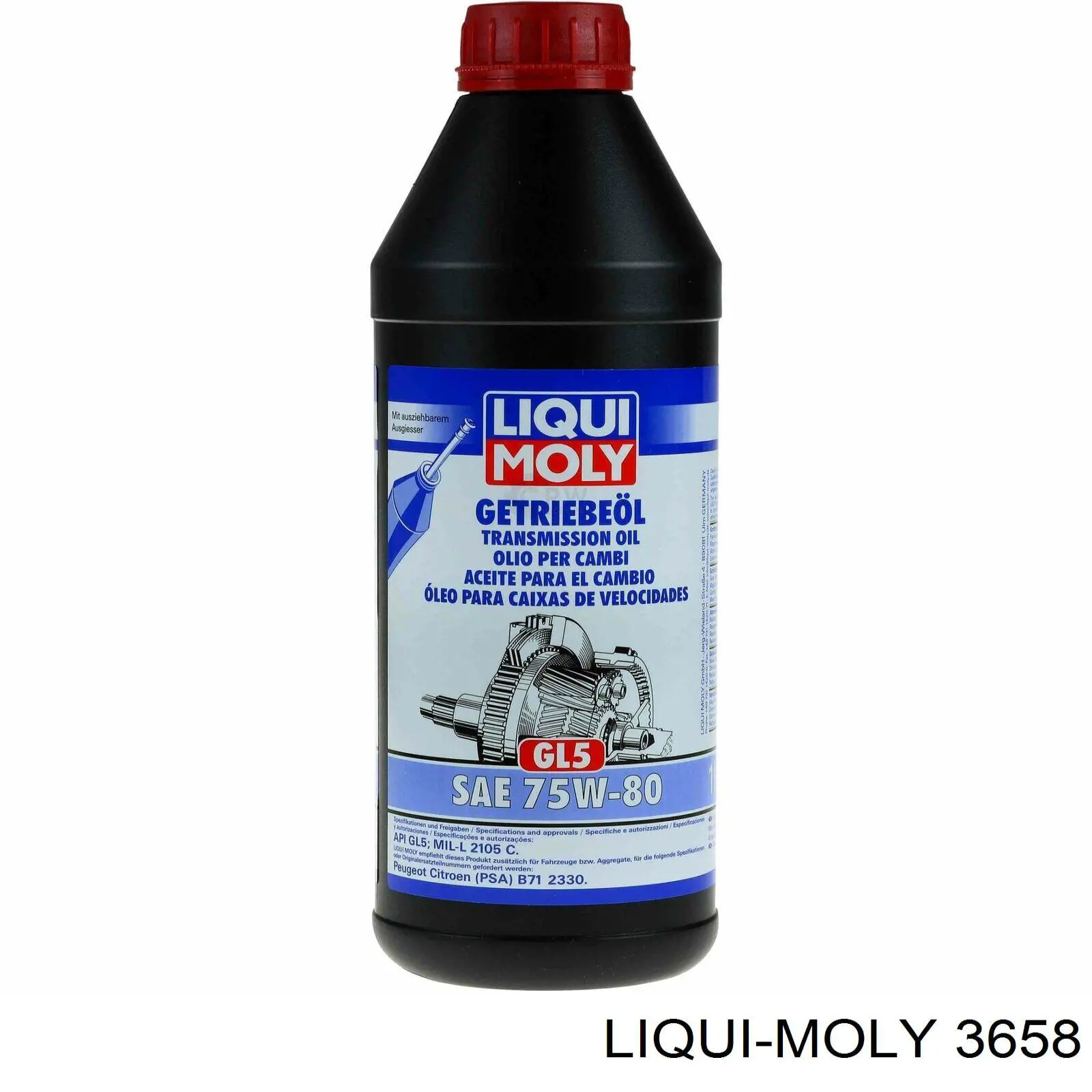 Трансмісійне масло 3658 Liqui Moly