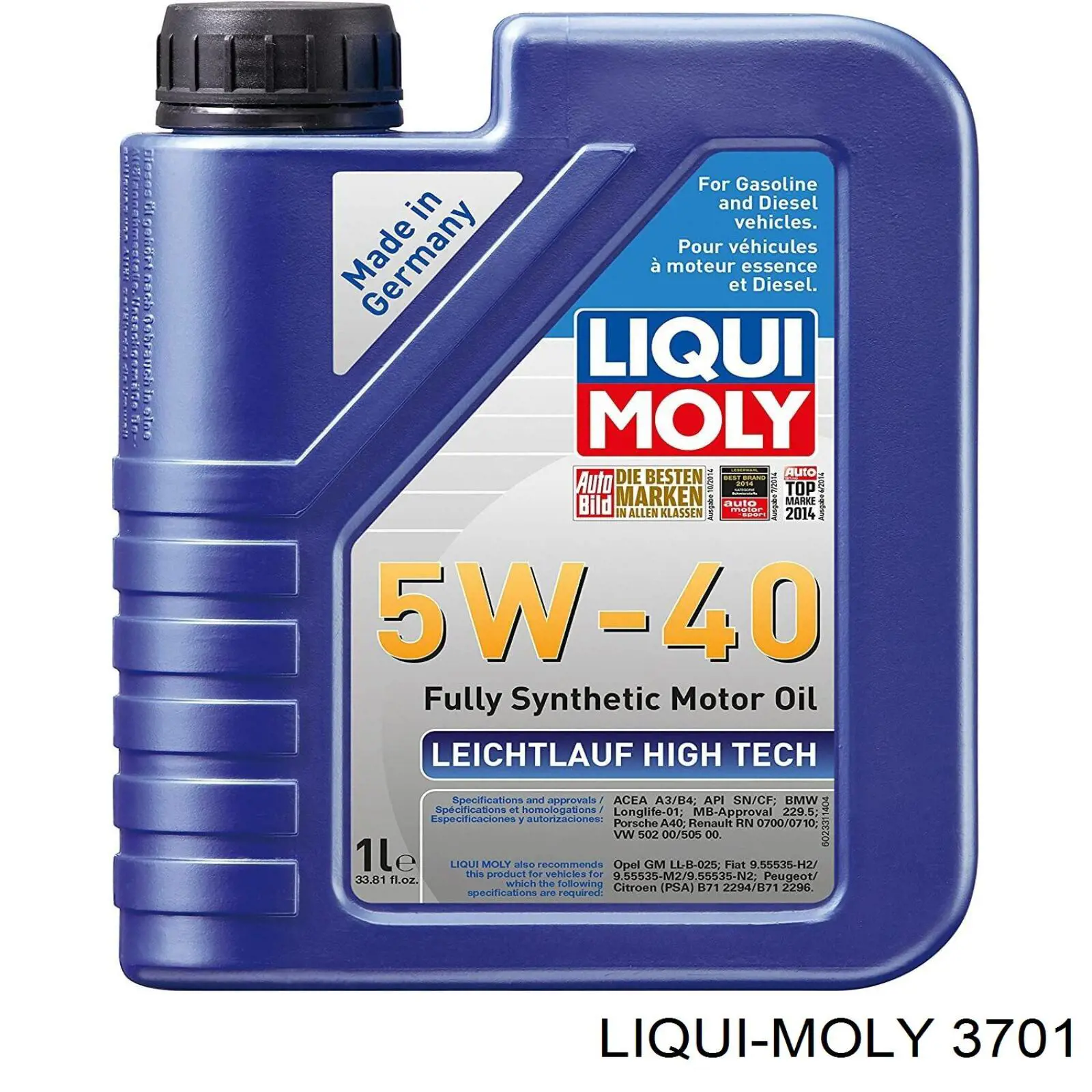 Масло автомобильное Liqui Moly 3701 цена, от 49.91 USD