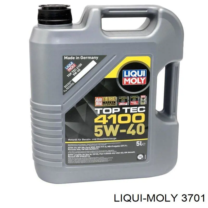 3701 Liqui Moly Масло двигателя