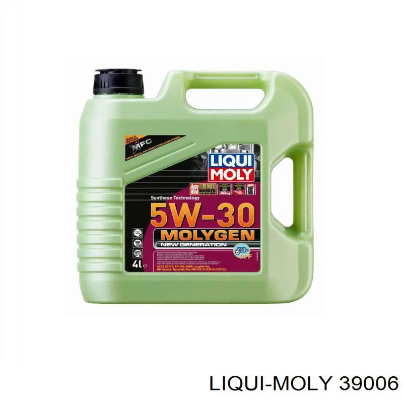 Моторное масло Liqui Moly Leichtlauf High Tech LL 5W-30 Синтетическое 4л (39006)