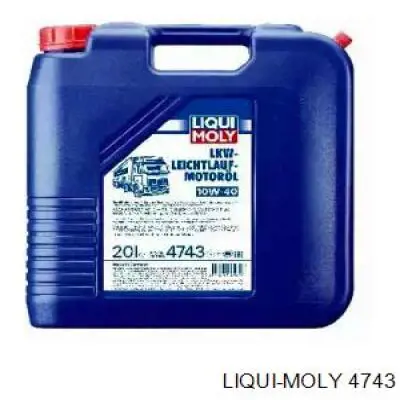 Моторное масло Liqui Moly LKW-Leichtlauf-Motoroil Basic 10W-40 Полусинтетическое 20л (4743)