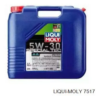 Моторное масло Liqui Moly Leichtlauf Special AA 5W-30 Синтетическое 20л (7517)