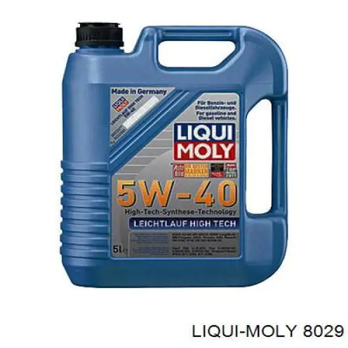 Моторное масло Liqui Moly Leichtlauf High Tech 5W-40 Синтетическое 5л (8029)