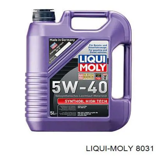 Моторное масло Liqui Moly Top Tec 4300 5W-30 Синтетическое 5л (8031)