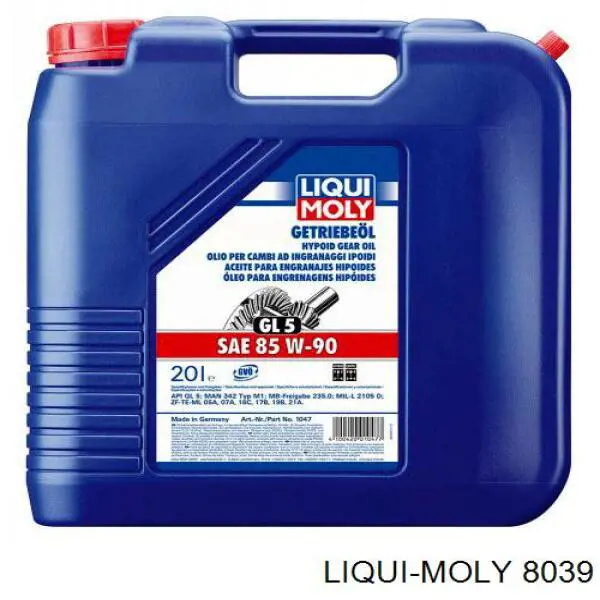 Трансмиссионное масло 8039 Liqui Moly