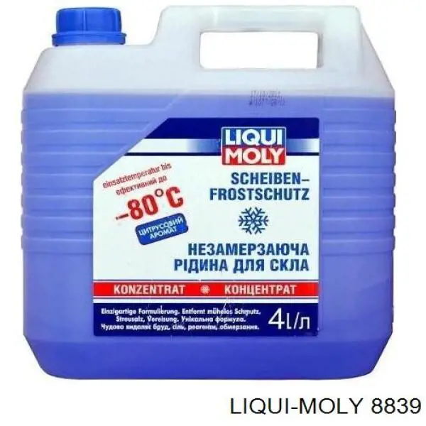 Зимняя жидкость для стеклоомывателя Liqui Moly 8839 цена, от 22.98 USD