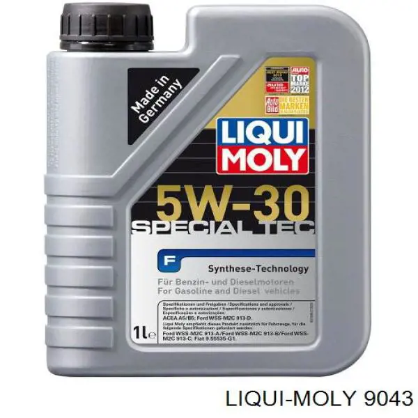 Моторное масло Liqui Moly Molygen New Generation 5W-30 Синтетическое 5л (9043)